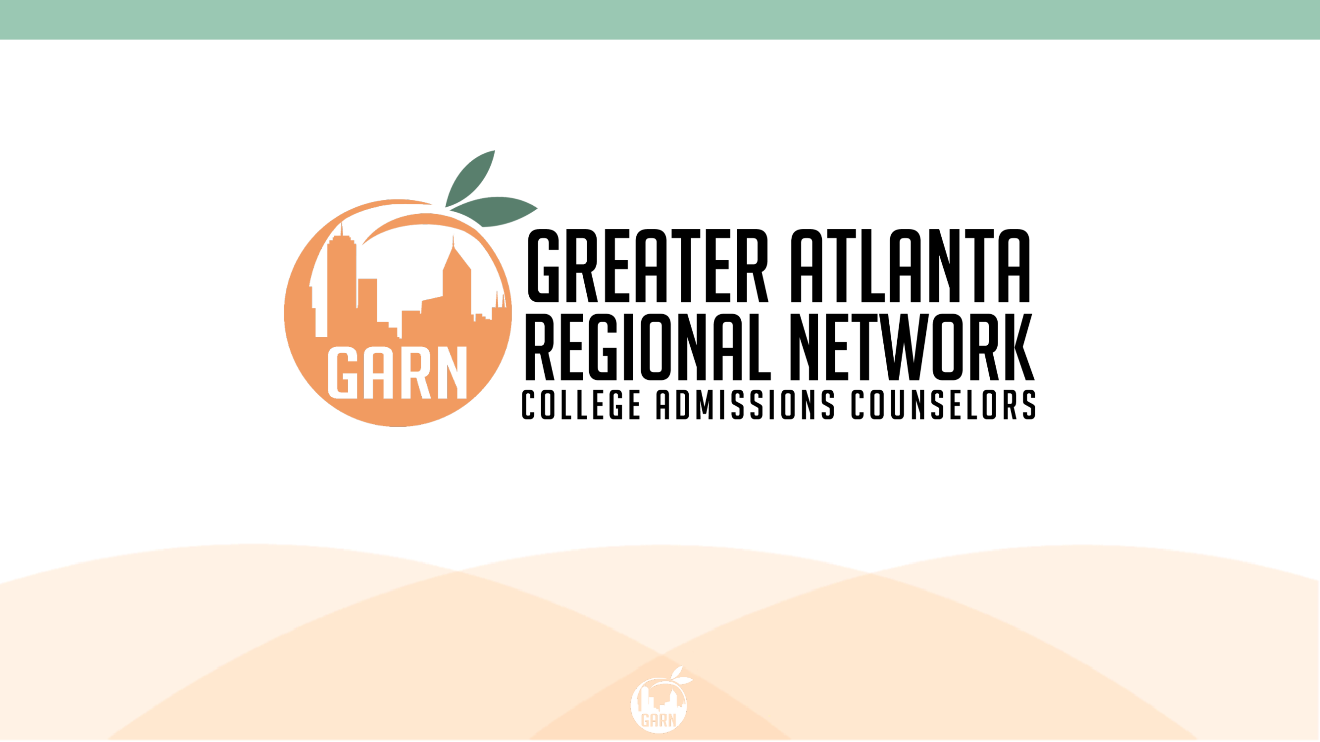 GARN branded PowerPoint template – Slide 1